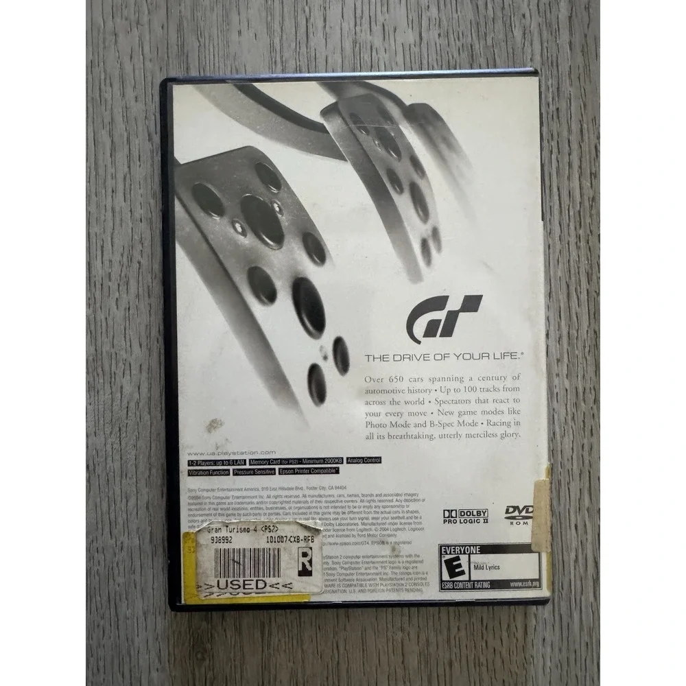 Gran Turismo 4 GT 3 A-Spec Games Bundle Lot PS2
